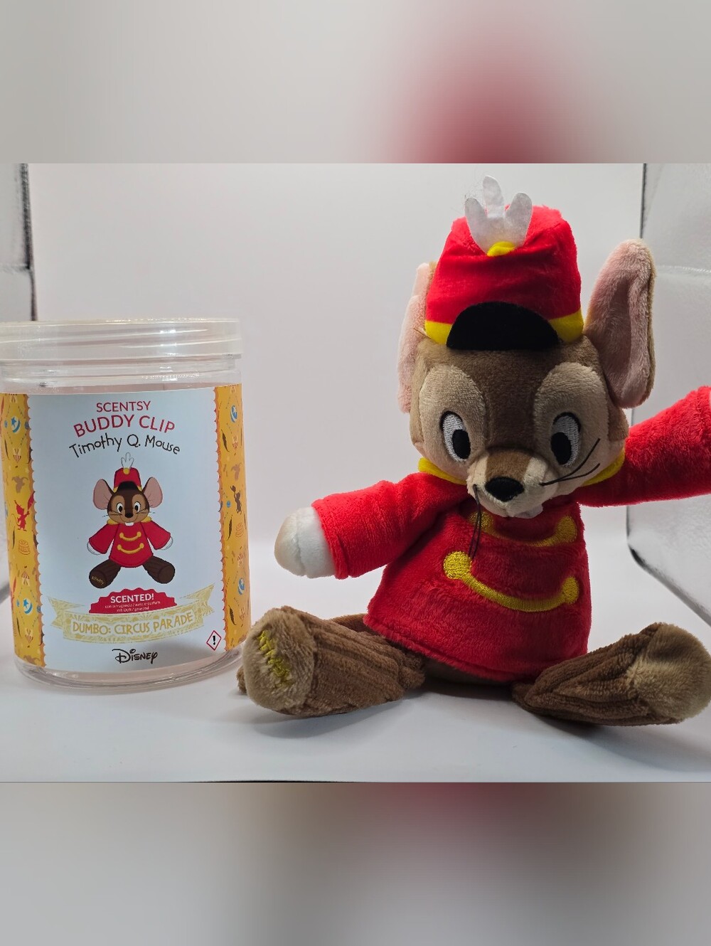 NIB - Disney Scentsy Buddy Clip Timothy Q. Mouse
